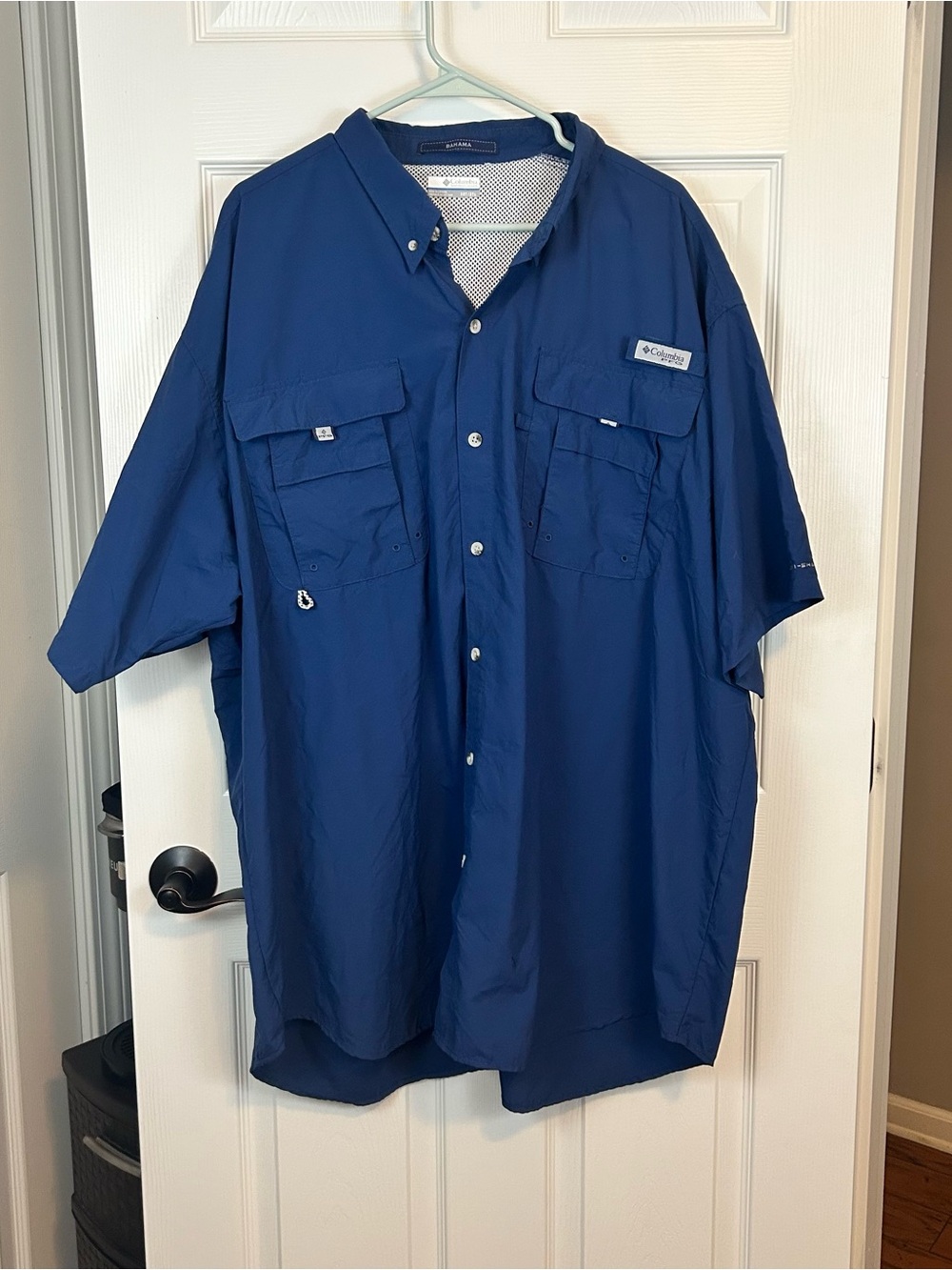 Columbia PFG Men’s 3XT Navy Blue Short Sleeve Fishing Shirt